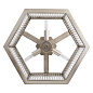 DS49028 Hera Hexagon Flush Mount Arteriors потолочный светильник