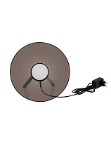 Touch Dimmable Dark Brown Glass Foggy Nickel Aluminium LED 16Watt 220-240Volt 1214Lm IP20 3000K Cable Length:200 cm D:32 W:20 cm