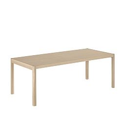 WORTAB200A03 Muuto Workshop обеденный стол прямоугольный дуб 92x200 см