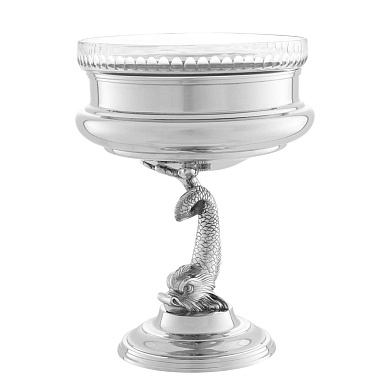 110997 Bowl Delphine nickel finish  декор Eichholtz