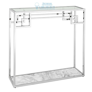 111396 Console Table Morris polished ss Eichholtz