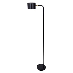 A7051PN-1BK Arte Lamp SEBASTIAN торшер с чёрным абажуром и металлической стойкой