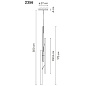 235611/21_10 Vibia Halo jewel 3X - 2356 подвесной светильник — фото 1