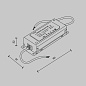 TRA130DR-100W Maytoni Power Supply Parity Источник напряжения 100W Серебро — фото 2