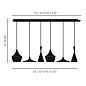 Beat LED White Range Linear Tom Dixon, подвесной светильник — фото 2