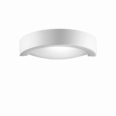 настенный светильник матовый белый полукруглый