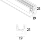 SOLI - PROFILE 2m W белый Delta Light ILP