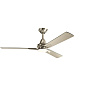 52" Kosmus Fan Brushed Stainless Steel люстра-вентилятор 300031BSS Kichler — фото 1