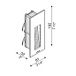 Stile next 106L asimmetrica Lombardo, светильник