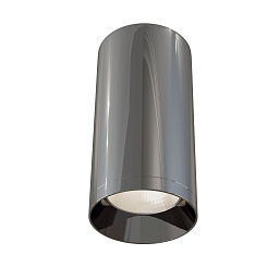 C010CL-01GF Maytoni Focus — потолочный цилиндрический светильник с графитовым металлическим корпусом
