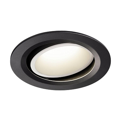 1003674 SLV NUMINOS® MOVE L DL светильник встраиваемый 700мА 25.4Вт с LED 4000K, 2450лм, 20°, черный/белый