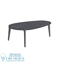 СТОЛИК ДЛЯ ЧАЯ 100X60CM БРОНЗОВАЯ КЕРАМИКА NERO MARQUINA Royal Botania