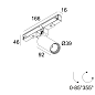 23424 9025 B Delta Light  M20/M26H - светильник Spy 391 Soft Track — фото 1