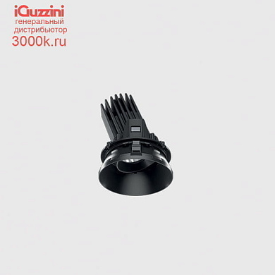 QA66 Laser iGuzzini Adjustable round recessed luminaire - Minimal - spot - Super Comfort - Black