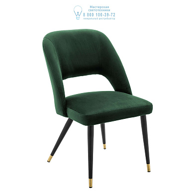 112065 Dining Chair Cipria roche green velvet Eichholtz