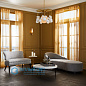 Turner Chaise Sharkskin Velvet Grey Ash Right Arm мягкое сиденье Arteriors 8167 — фото 1
