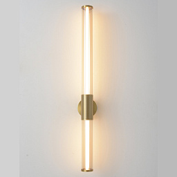 LINEUP AP18W LED BRASS Crystal Lux LINEUP настенное бра с продолговатым корпусом и латунным основанием