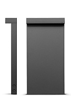 Look боллард односторонний H. 580mm антрацитово-серый 2700 K 11.5 Вт