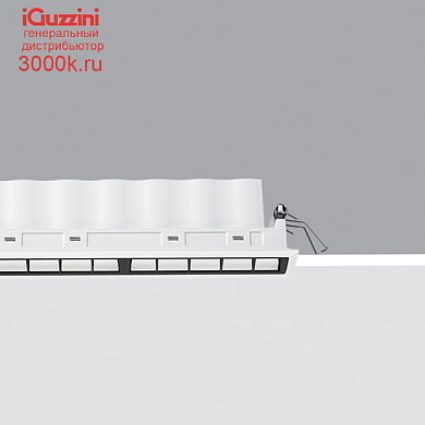 EK74 Laser Blade iGuzzini Recessed Frame section 15 LEDs - integrated DALI - Wall Washer Longitudinal Glare Control