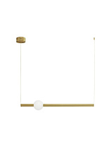 Gold Aluminium & Acrylic LED 11 Watt 220-240 Volt 693Lm 3000K IP20 L: 92 W: 12 H: 150 cm
