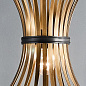 Baile 1 Light Mini Pendant Natural Brass and Black подвесной светильник 52460BK Kichler