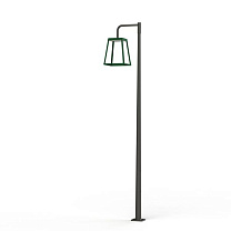 Lampiok 4 N° 3; Opal PMMA Built-in LED 3000°K warm white 36W bicolore; Fir green