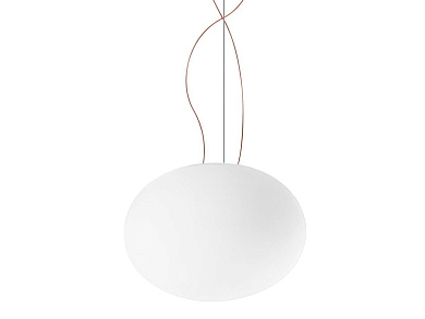 подвесной светильник с дисковым корпусом и встроенным источником света