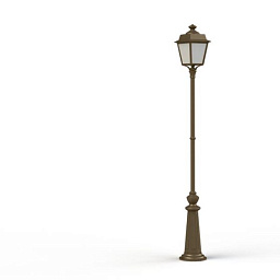150032054 Roger Pradier Place Des Vosges Evolution уличный фонарь на столбе с куполообразным плафоном песочного цвета