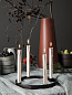 Подсвечник Circle Ferm Living 5757 черненая латунь — фото 1