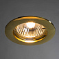 Точечный встраиваемый светильник Arte Lamp BASIC A2103PL-1GO — фото 1