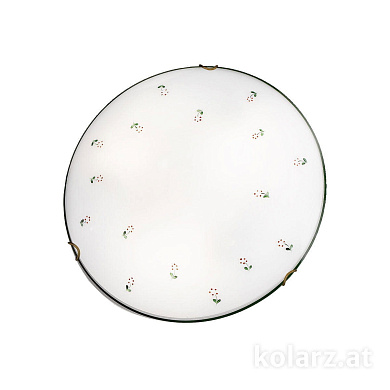 Kolarz MOON 731.13LED.4.70 потолочный светильник состаренная латунь ø50cm высота 9cm 1 лампа led