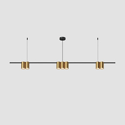 DK4063-BK+SG Denkirs Orbit подвесной кольцевой светильник
