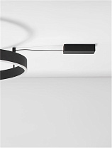 Triac Dimmable Sandy Black Aluminium & Acrylic LED 50 Watt 220-240 Volt 4166Lm 3000K IP20 D: 80 H: 18 cm