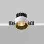 Round Maytoni встраиваемый светильник DL058-7W3K-TRS-BS латунь