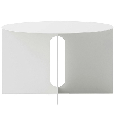 71144-002080 Audo Copenhagen Androgyne Приставной столик Ø63 см, цвет слоновой кости