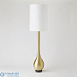 Bulb Floor Lamp-Brushed Brass Global Views торшер