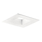 Direct-to-Ceiling 4" Square Recessed 3000K LED Downlight White встраиваемый потолочный светильник DLRC04S3090WHT Kichler — фото 2