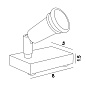 MICRON PL настольный прожектор Davidts lighting