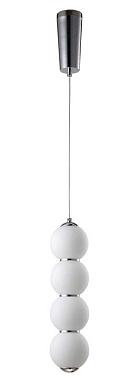 0470/204 DESI Crystal lux Светильник подвесной 1х12W LED Хром