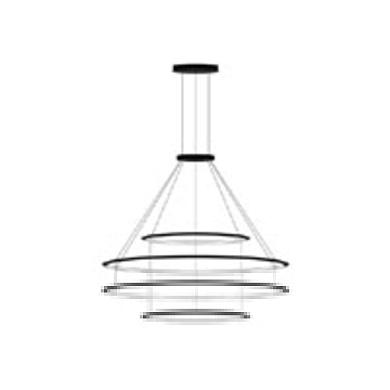 CD4I-00A9AZRU14 подвесной светильник Leds C4 Circular Inward 4 Rings (ø1200 ø2000 ø2000 ø1200) белый