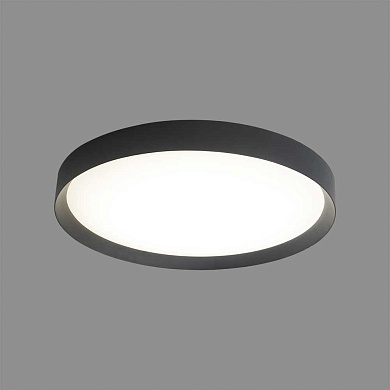 ACB Iluminacion Минск 3758/40 Потолочный светильник Textured Black, LED 1x22W 4000K 1679lm, Integrated LED, Dim.DALI/Push