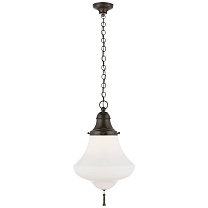 Xavier Small Pendant бронза с белым стеклом