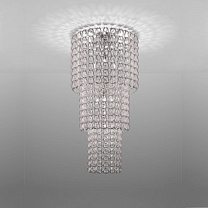 Потолочный светильник GIOGALI CA3 CRYSTAL SILVER GLOSSY CHROME E27 CE