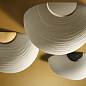 FN274005_10 Foscarini Gem Semi AP настенный светильник из белого выдувного стекла белый — фото 2