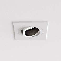 1434004 Astro lighting Pinhole регулируемый встраиваемый светильник квадратный белый матовый