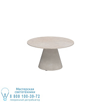 СТОЛИК CONIX Ø60CM НОЖКА БЕТОН ЦЕМЕНТ СЕРЫЙ - СТОЛЕШНИЦА LAVASTONE PEARL Royal Botania