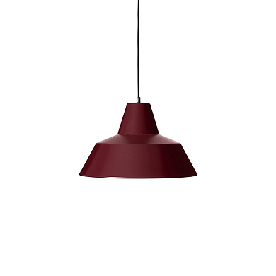 W4 020WR Vrkstedslampe Made By Hand Крупный подвес в насыщенном бордовом оттенке
