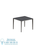 СТОЛ U-NITE БРОНЗОВЫЙ 100X90СМ С КЕРАМИЧЕСКОЙ СТОЛЕШНИЦЕЙ ИЗ NERO MARQUINA Royal Botania