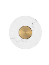 Imitated Alabaster Brass Gold Metal LED 8Watt 220-240Volt 514Lm IP20 3000K D:30 W:6.5 cm