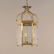 CL0332.BR.SE Regency Hall Lantern, Antique Brass, Small